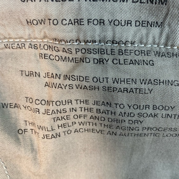 CLUB MONOCO Mens Jeans Premium Japanese Denim- 31 x 32 Indigo Blue Button Fly - Picture 2 of 13